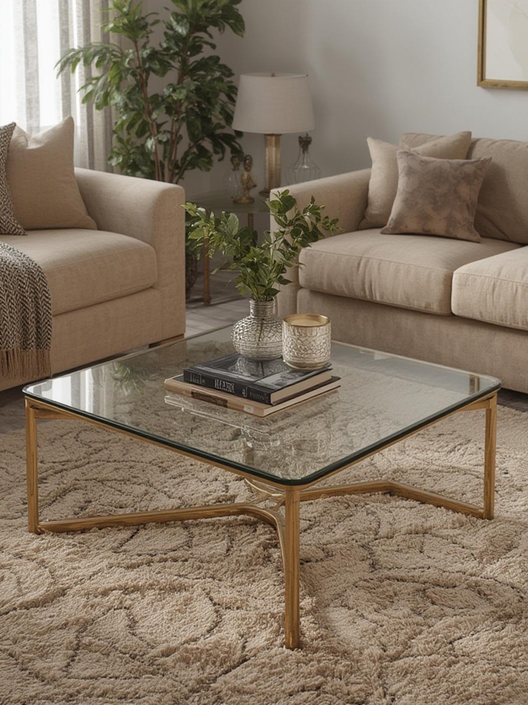 glass coffee table