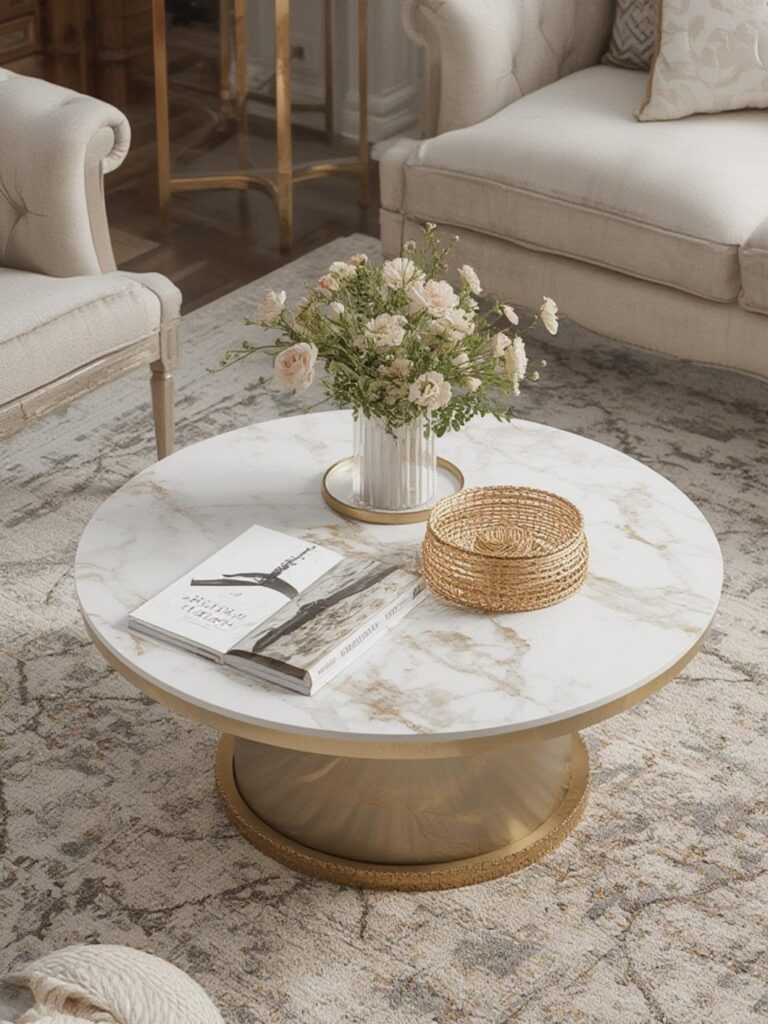 marble coffee table